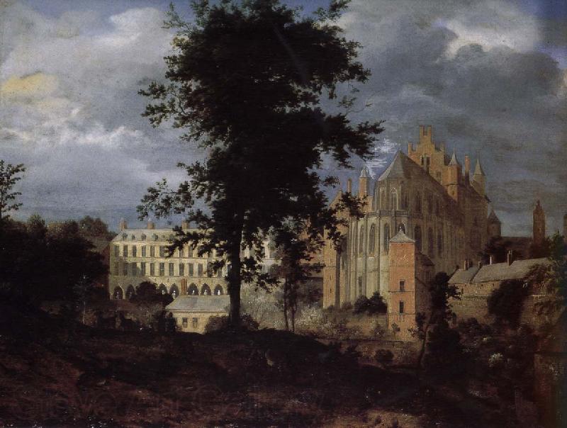 Jan van der Heyden Old Palace landscape